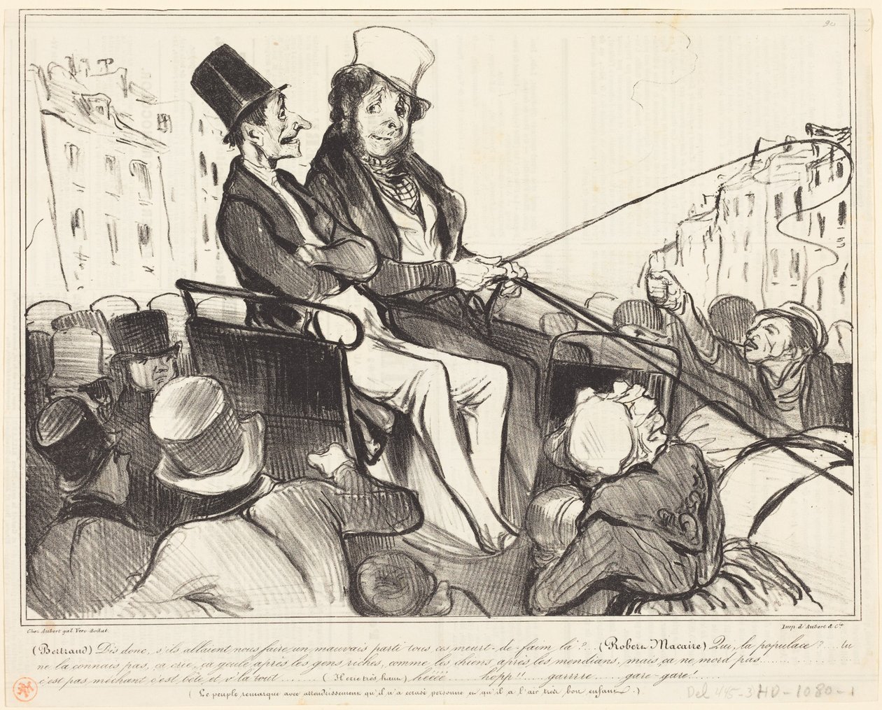 Bertrande, poslouchej, co kdyby nám udělali... od Honoré Daumier