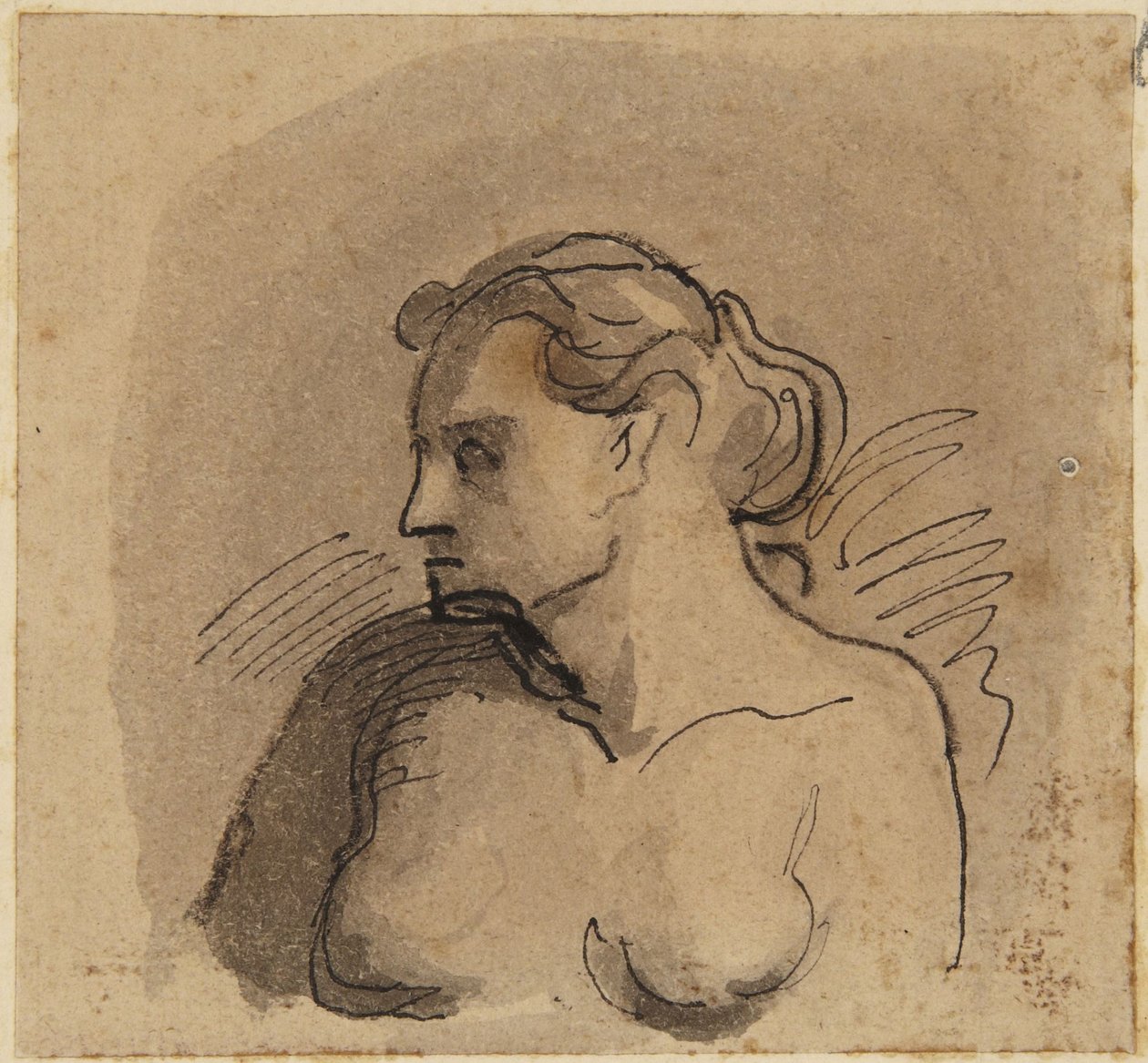 Busta ženy od Honoré Daumier