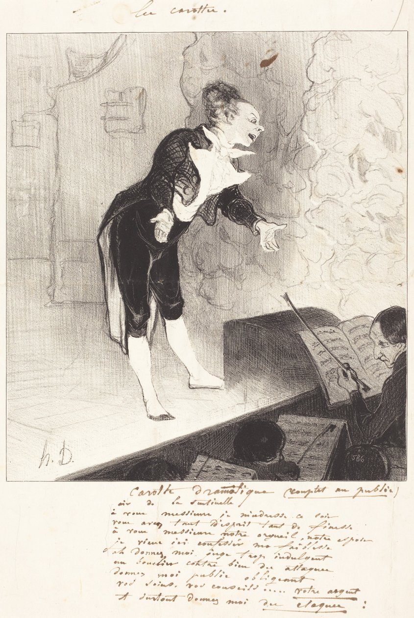 Dramatická mrkev od Honoré Daumier