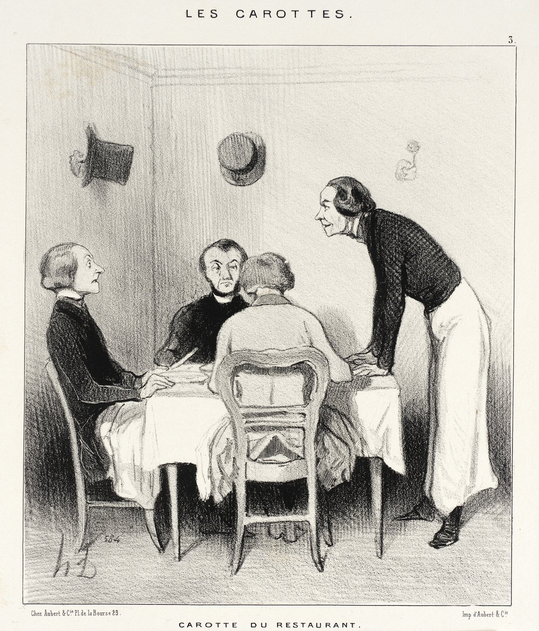 Mrkev z restaurace od Honoré Daumier