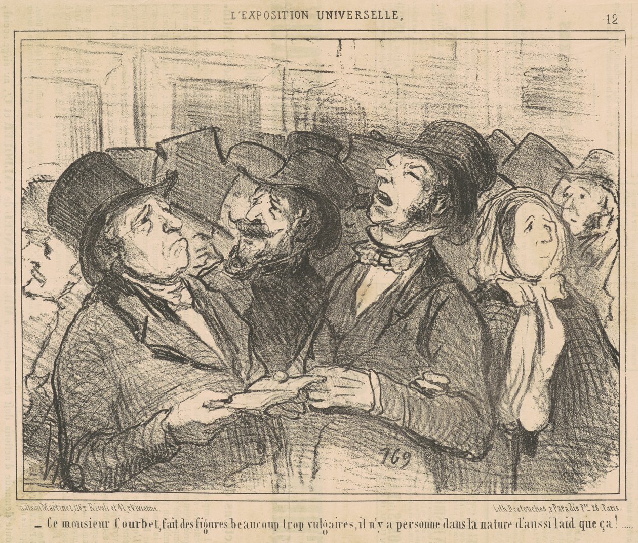 Tento monsieur Courbet dělá figurky...vulgární... od Honoré Daumier