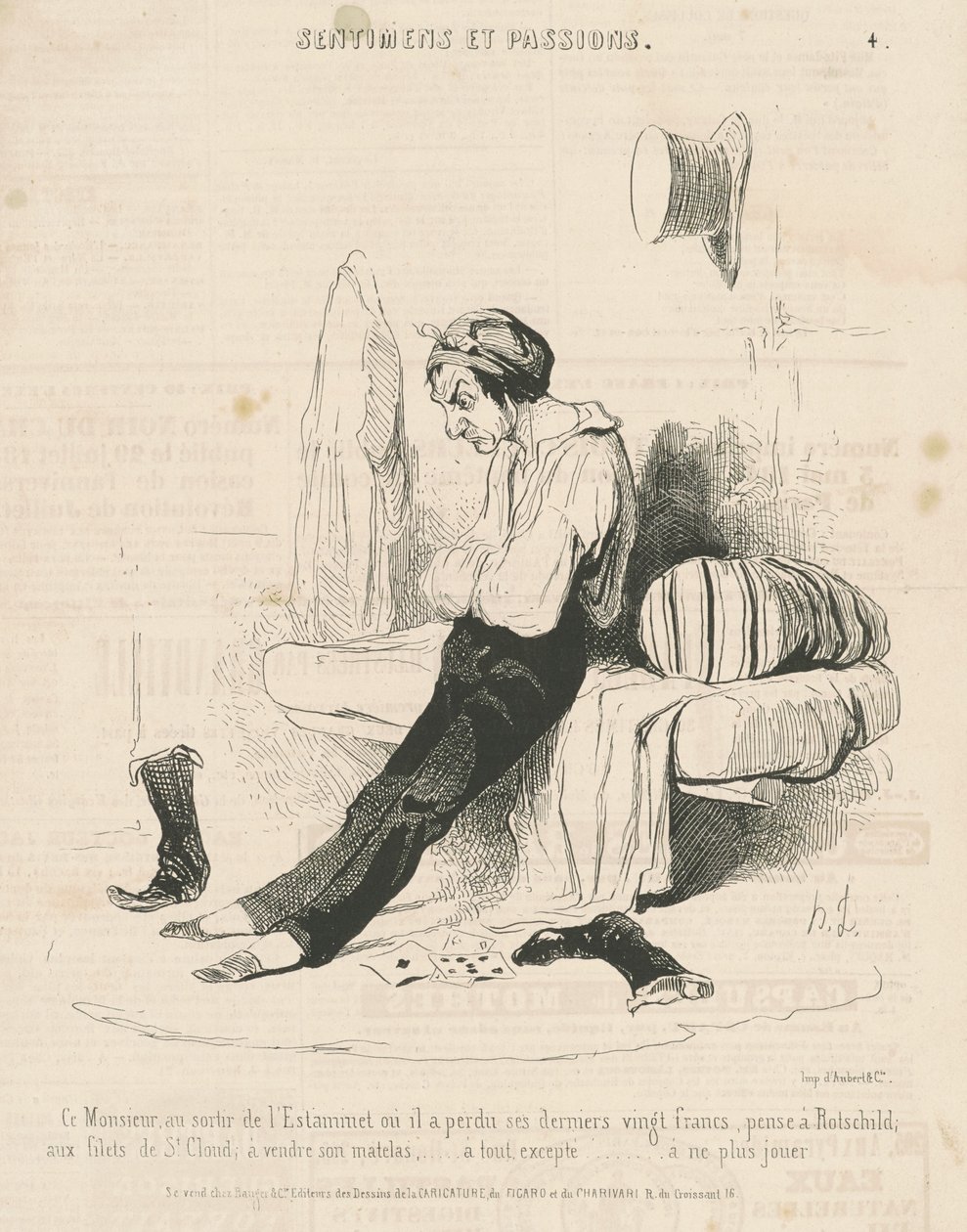 Tento pán, u východu z estaminetu... od Honoré Daumier