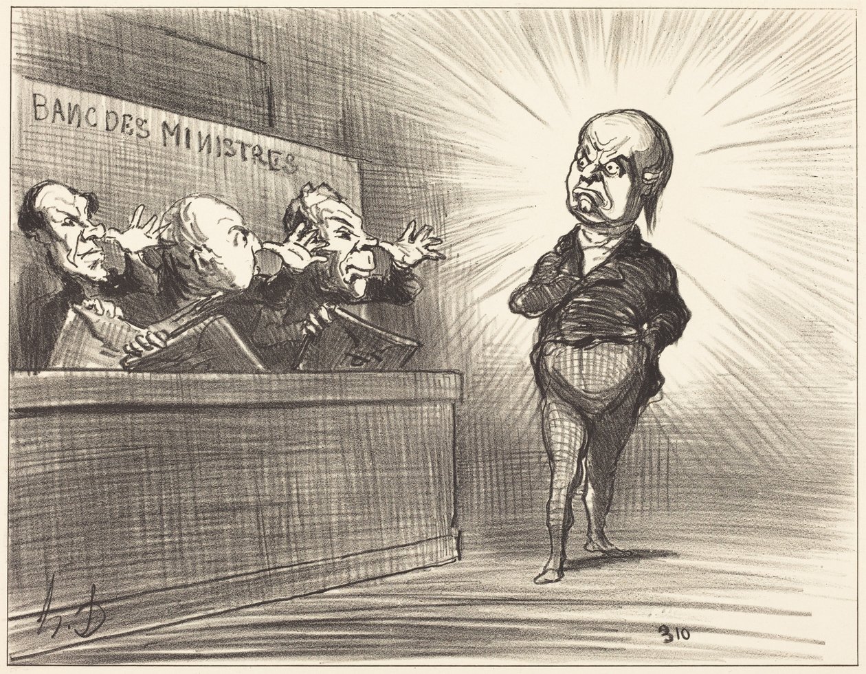 Ani tentokrát to nevyšlo... od Honoré Daumier