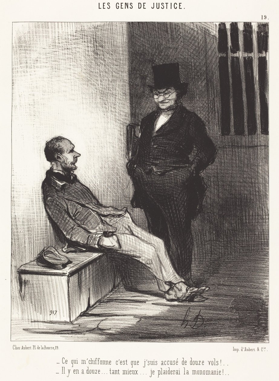 Co mě trápí, je... dvanáct svazků!... od Honoré Daumier