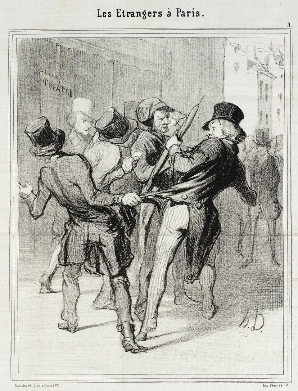 To, čemu se říká svody Paříže od Honoré Daumier