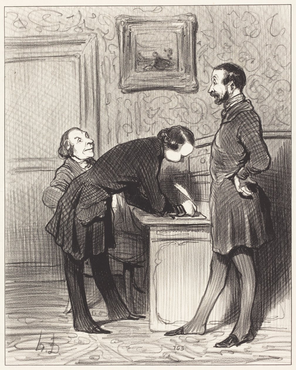 Je to právě proto, že je to váš přítel... od Honoré Daumier