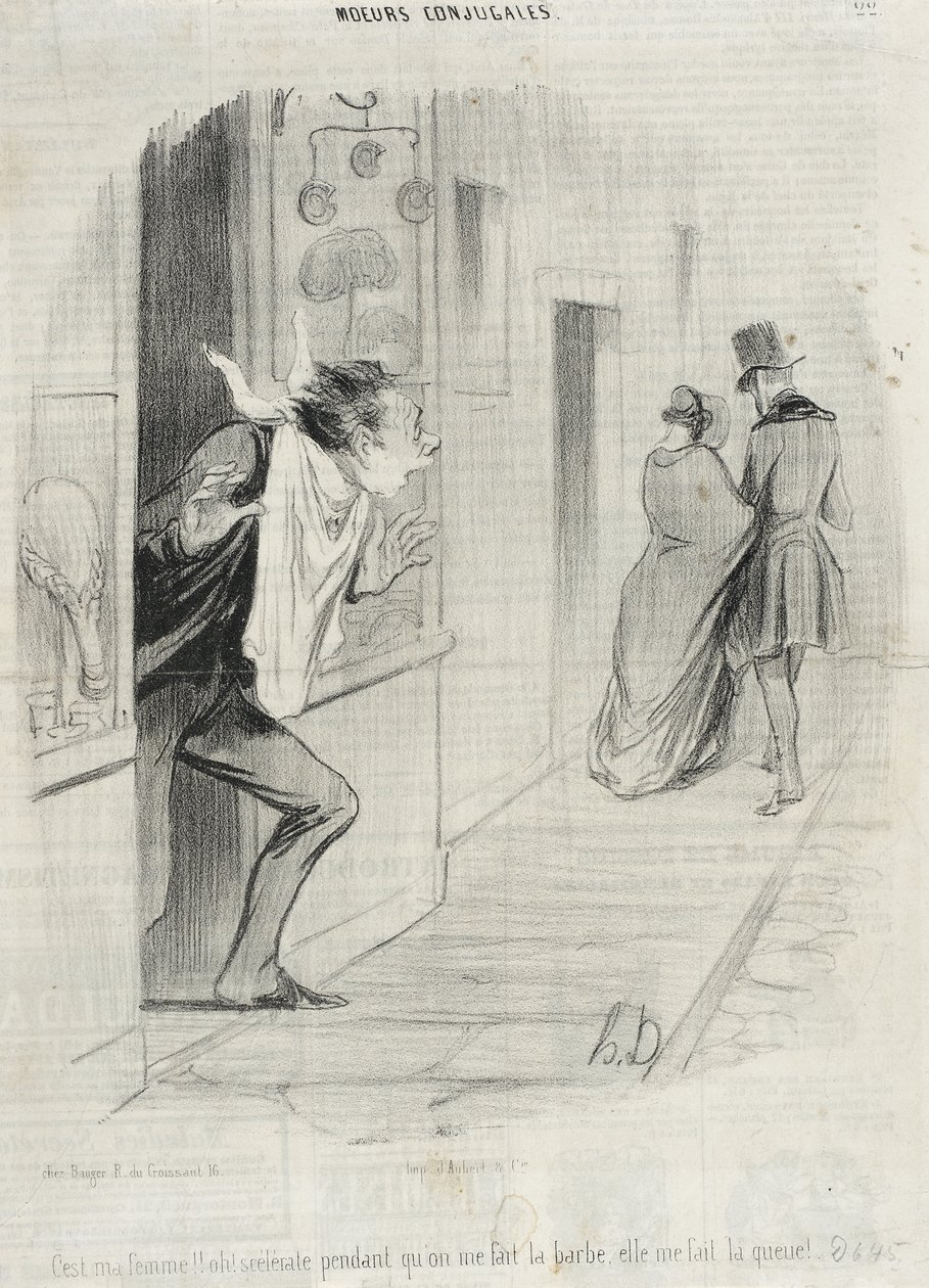 To je moje žena!!... od Honoré Daumier