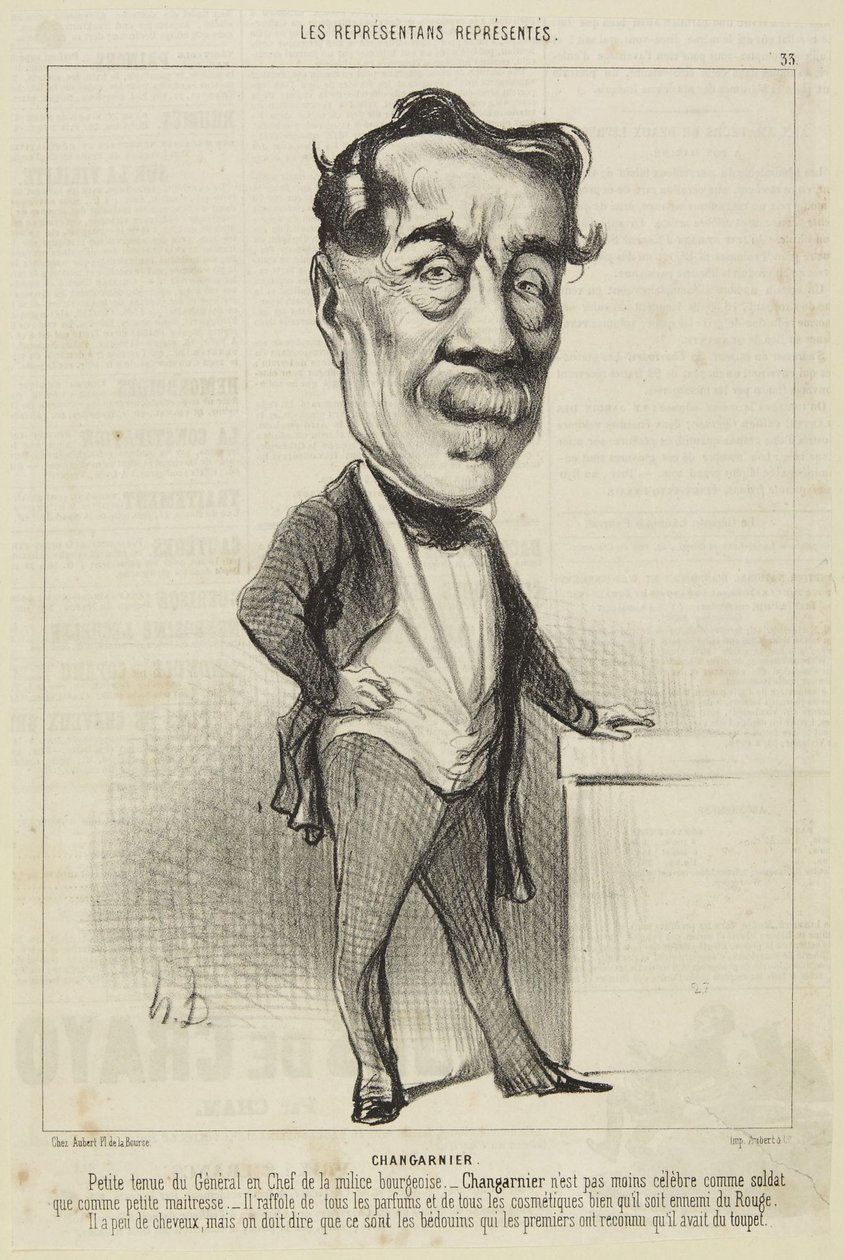 Changarnier od Honoré Daumier