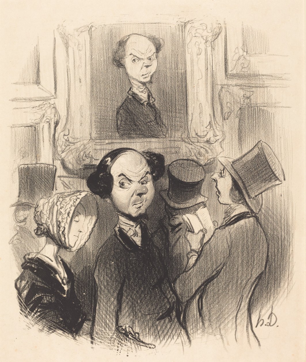 Potěšen tím, že je vystaven na odiv... od Honoré Daumier