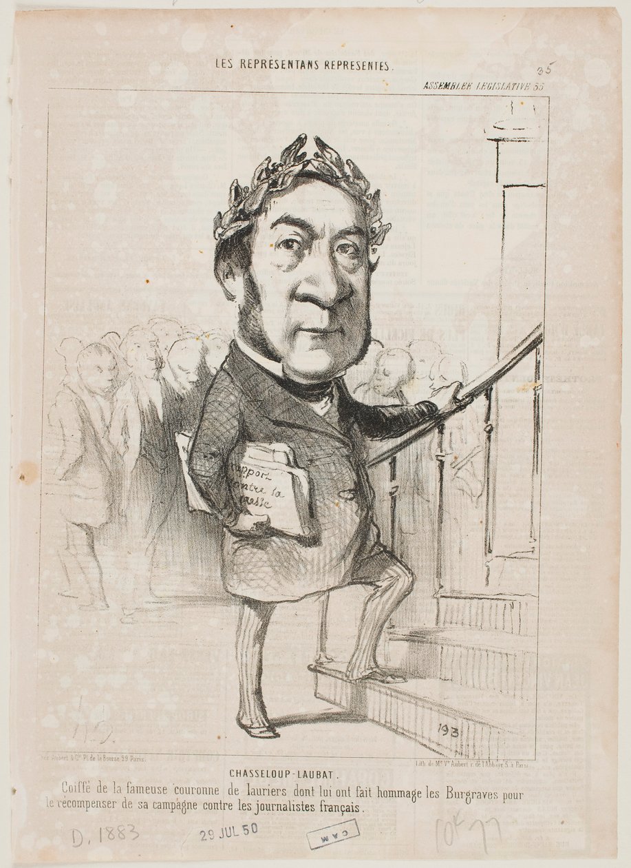 Chasseloup-Laubat od Honoré Daumier