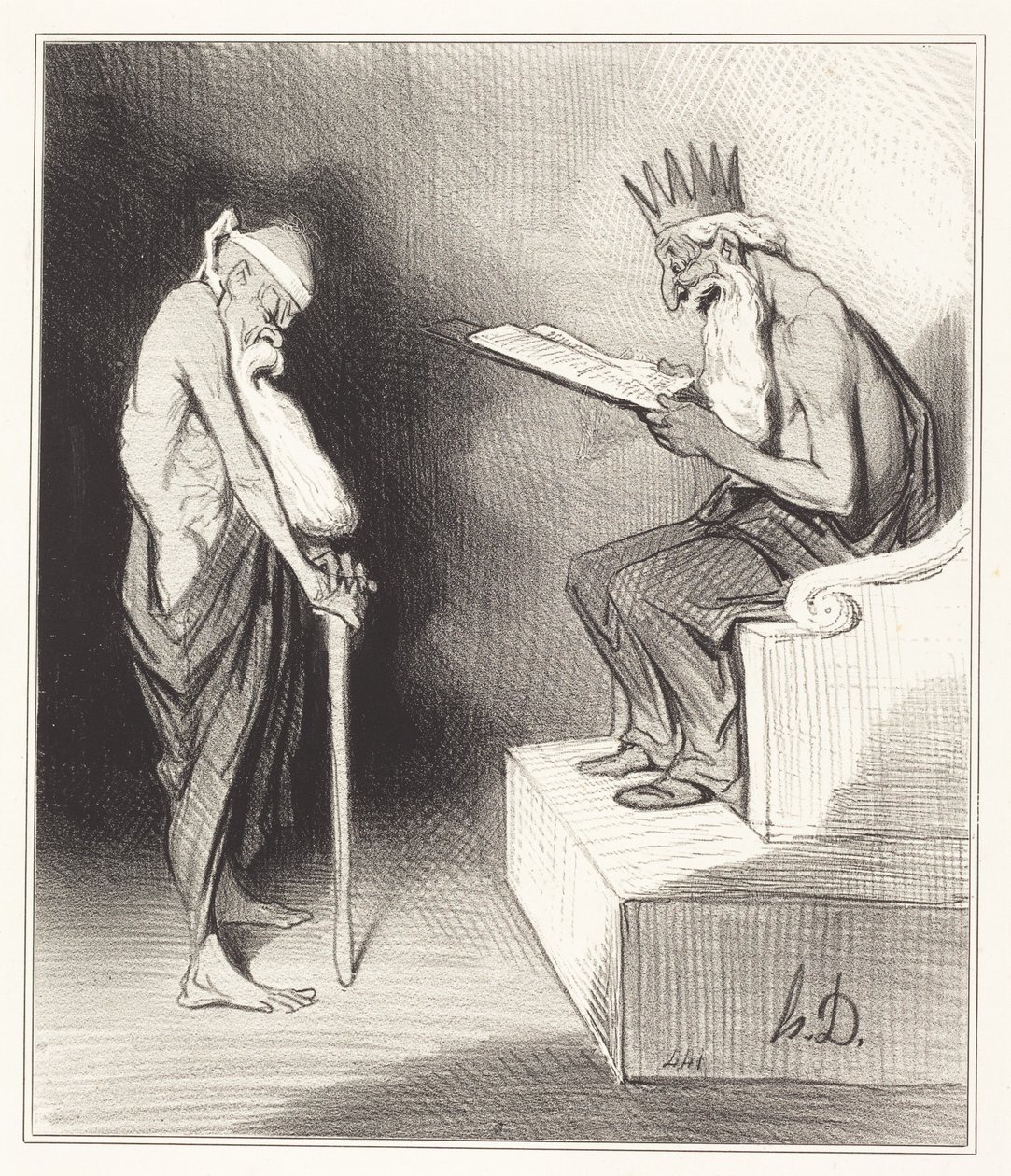 Clémence z Minosu od Honoré Daumier