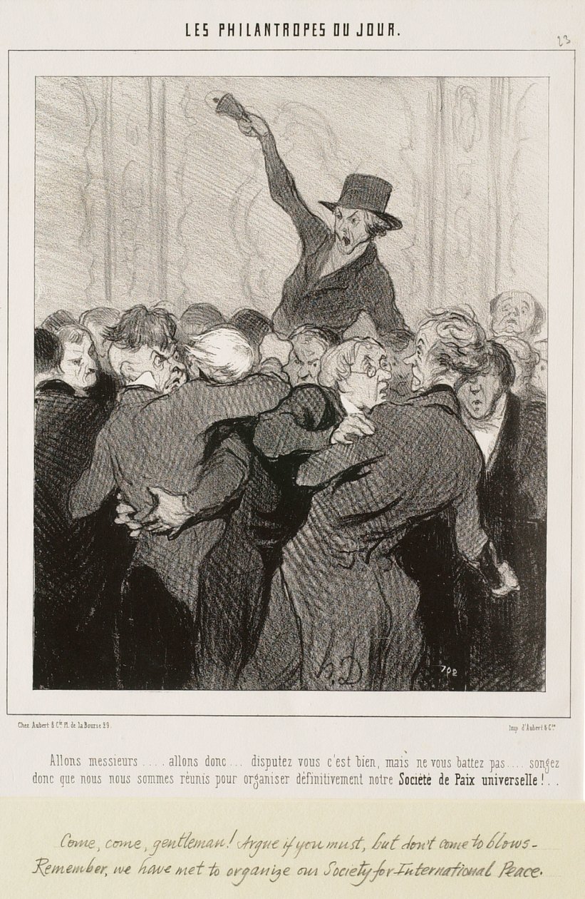 Jen do toho, pánové... Hádejte se, je to dobře od Honoré Daumier