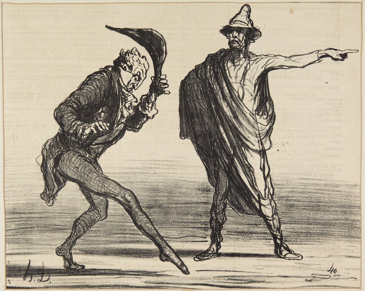 „Jak to v současnosti v Toskánsku vypadá...“ od Honoré Daumier