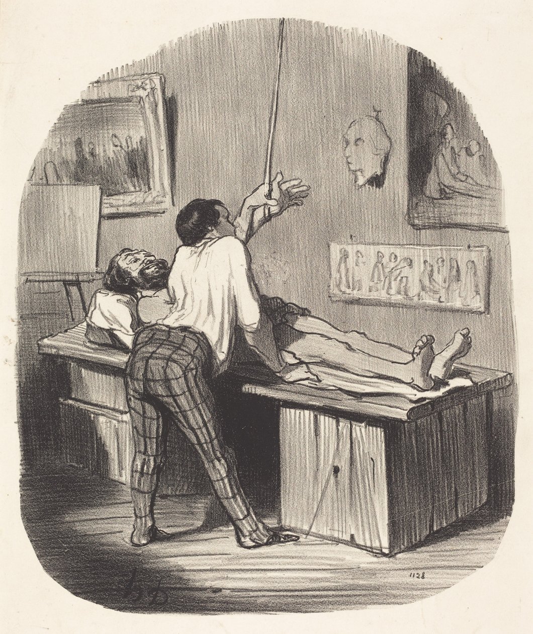 Jak to, Saint-Gervais si vzal toto... od Honoré Daumier