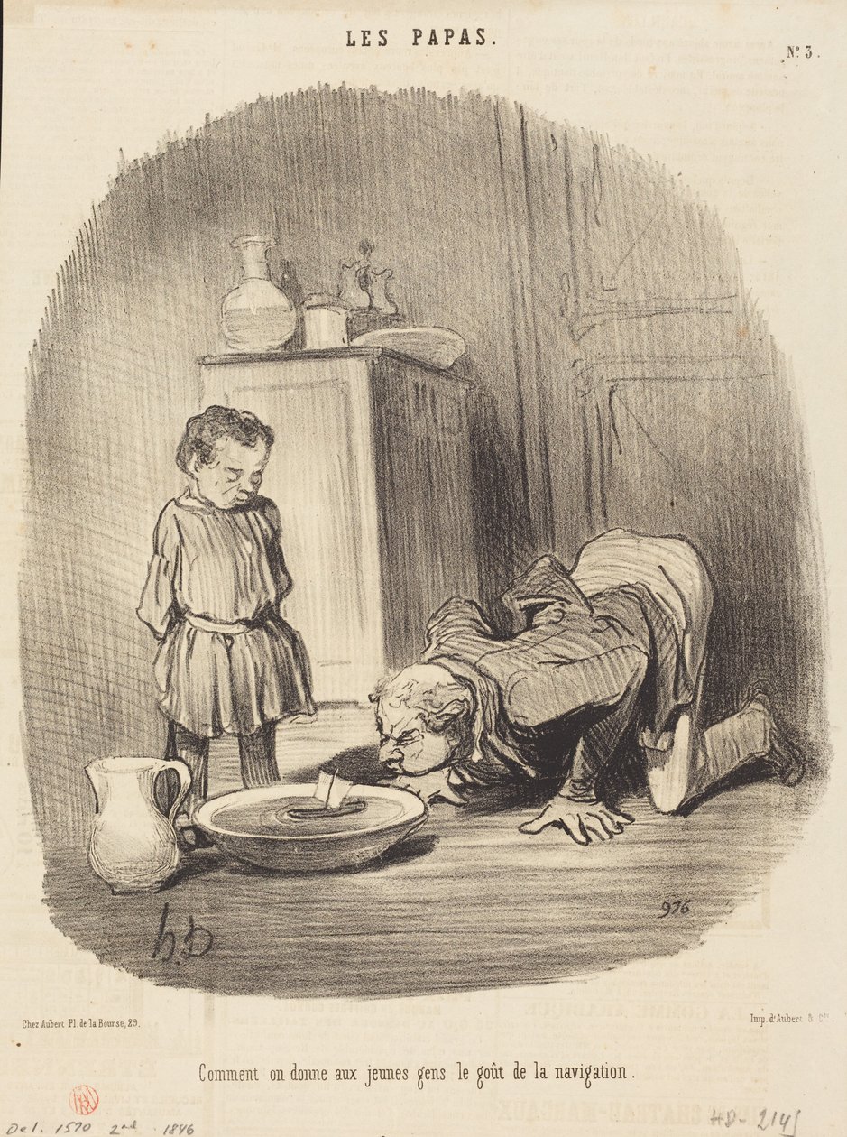 Jak se... vzbuzuje záliba v plavbě od Honoré Daumier