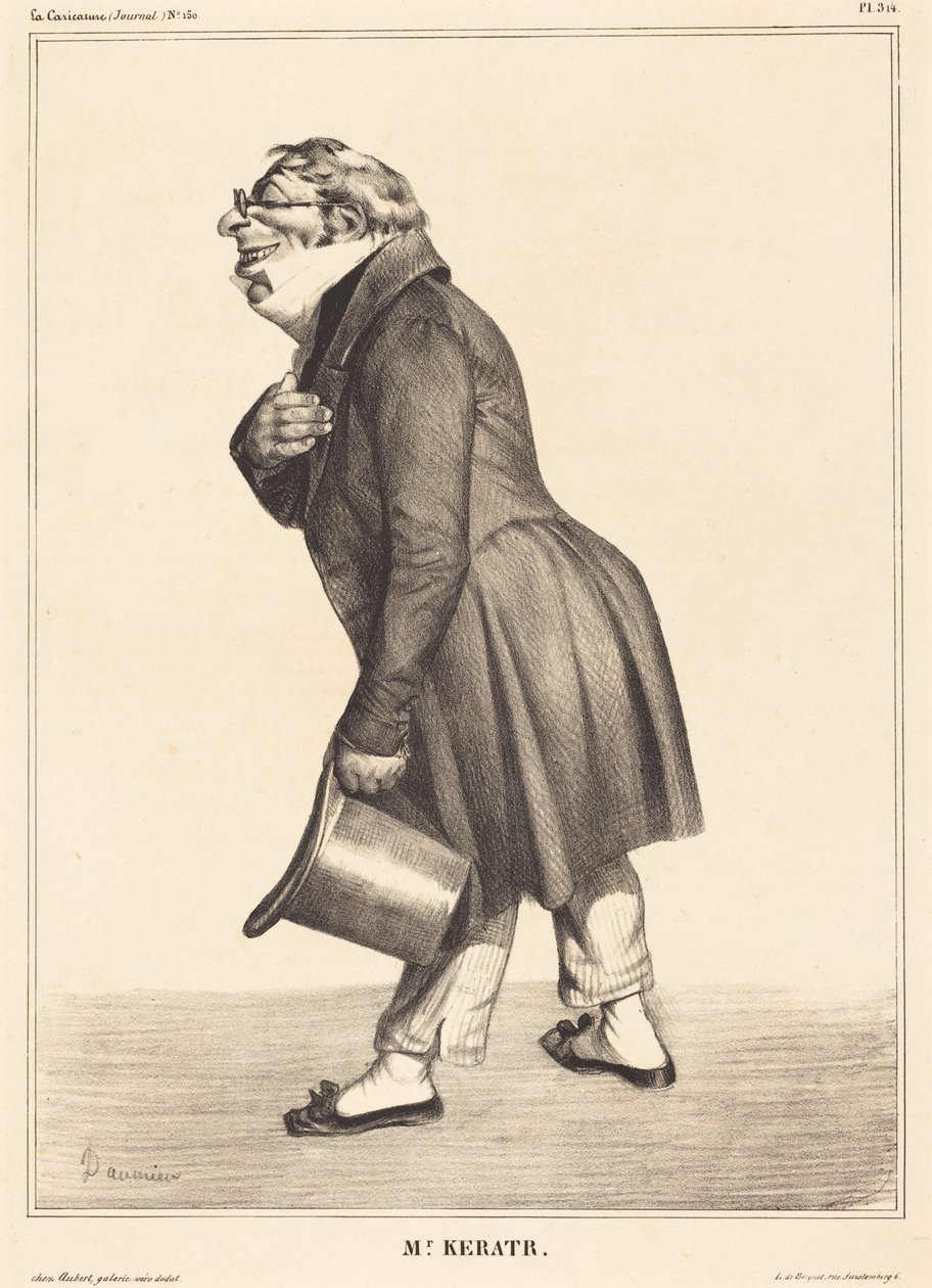 Hrabě de Kératry od Honoré Daumier
