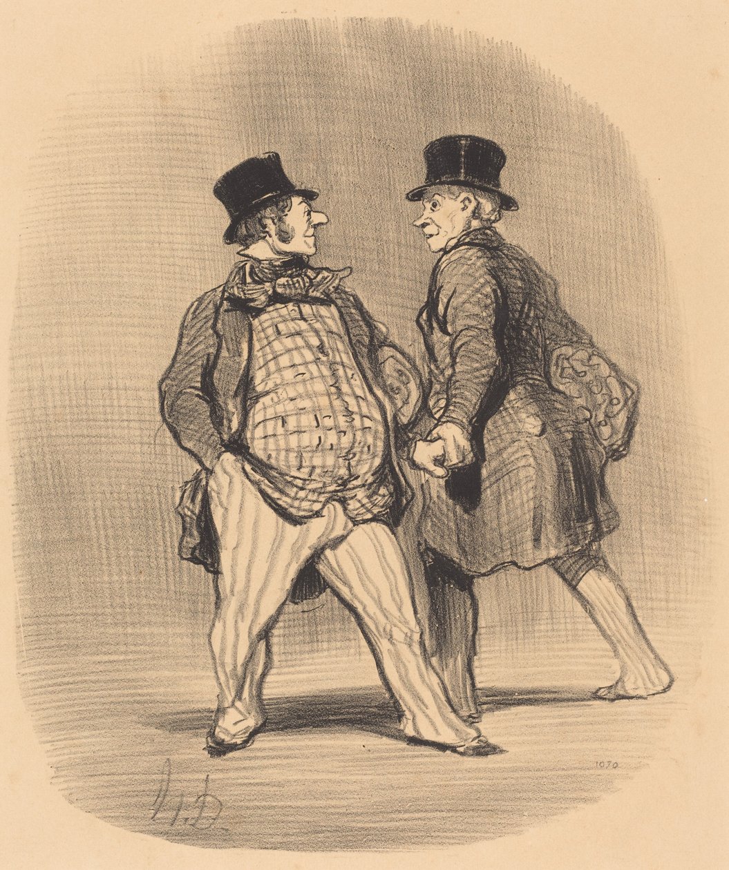 Kolego, dejte si pozor na malého barona... od Honoré Daumier
