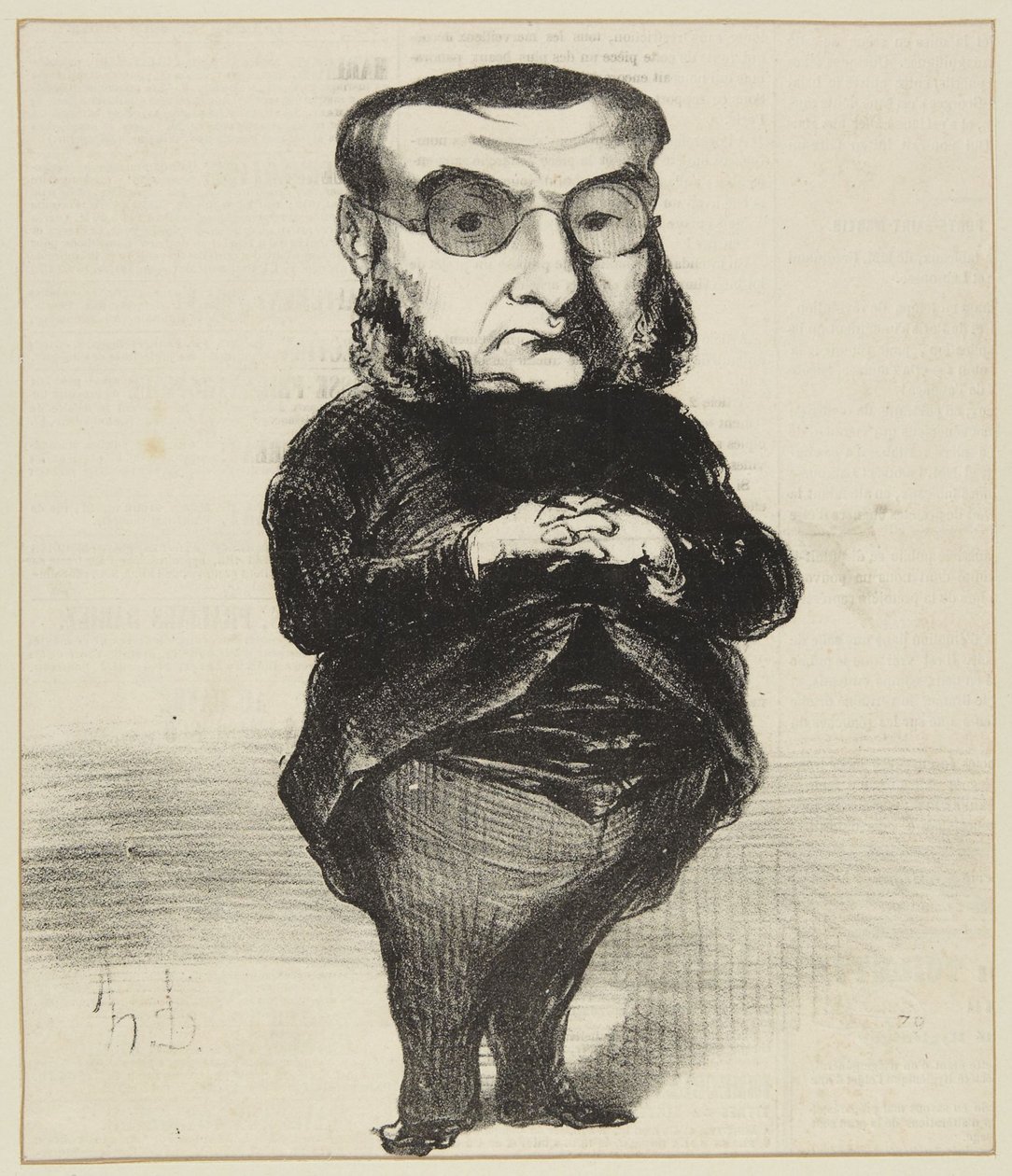 „Coquerel“ od Honoré Daumier