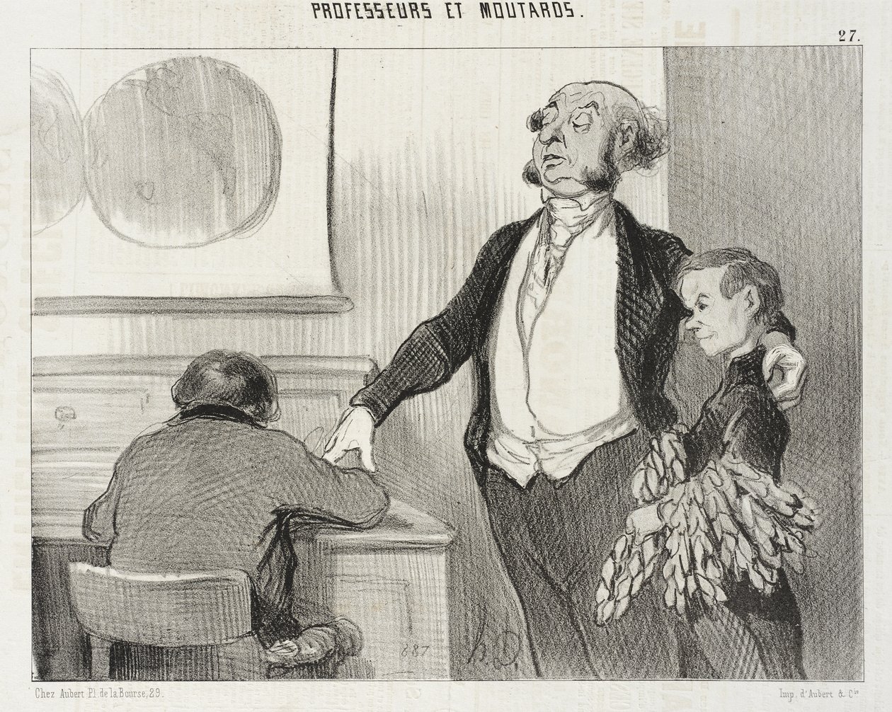 V této reklamě, kterou pošlete všem novinám od Honoré Daumier