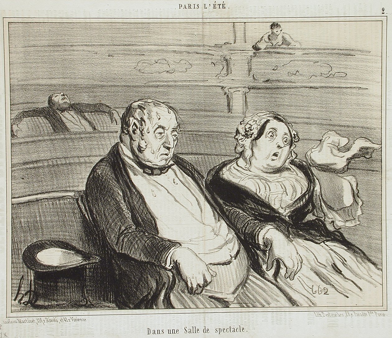 V divadelním sále od Honoré Daumier