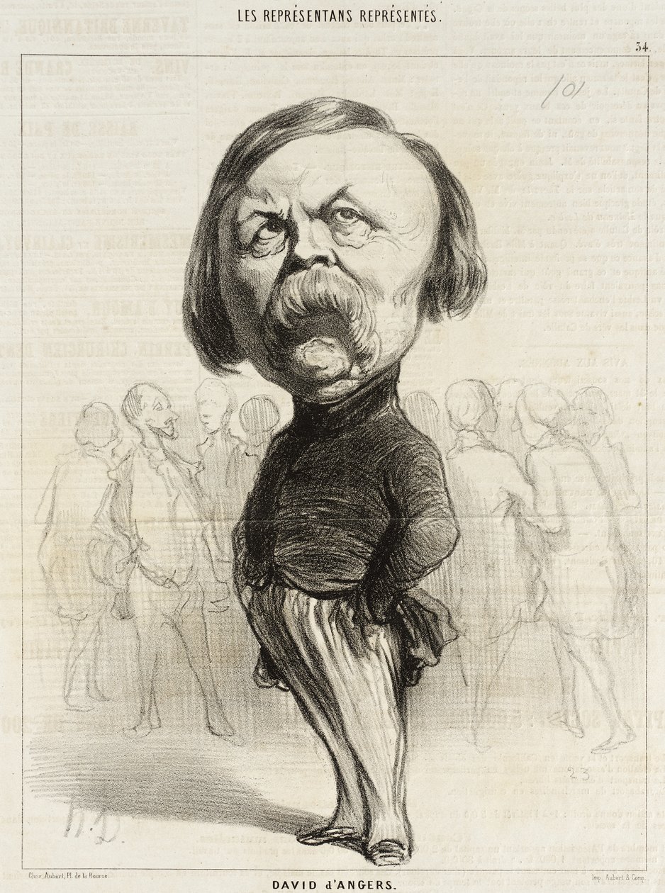 David z Angers od Honoré Daumier