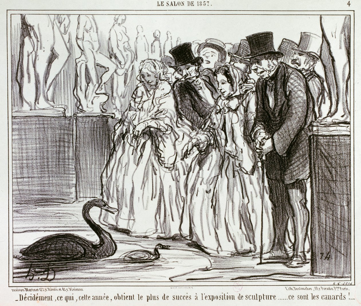 Rozhodně to, co letos dosahuje největšího úspěchu na výstavě sochařství... / 4. od Honoré Daumier