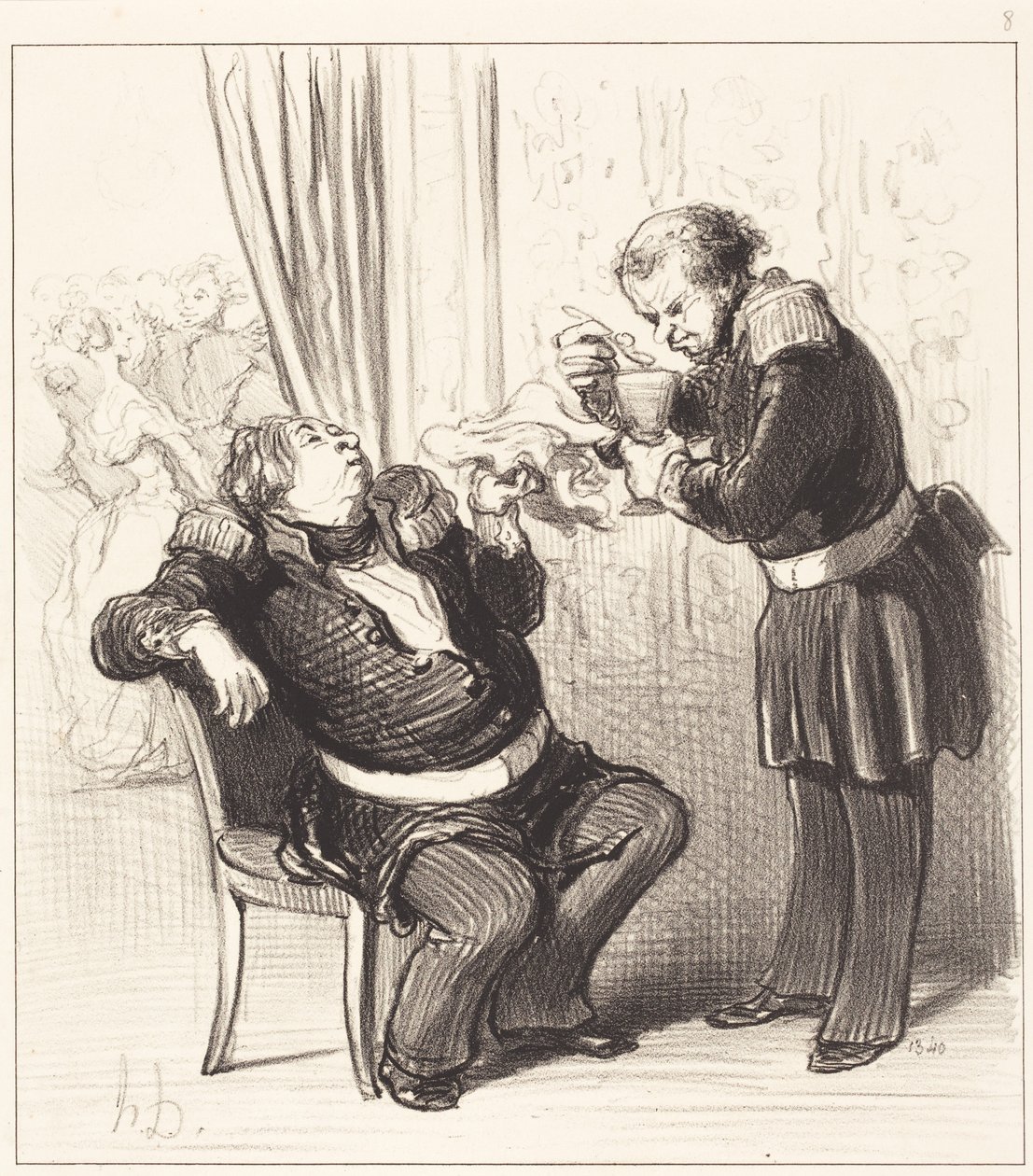 Rozhodně se příliš bavíme, Guillocharde!... od Honoré Daumier
