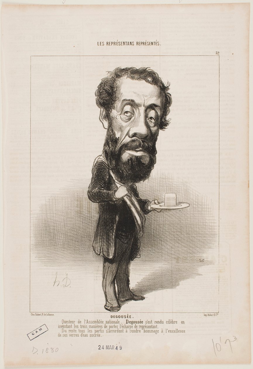 Rozcuchaná žena od Honoré Daumier