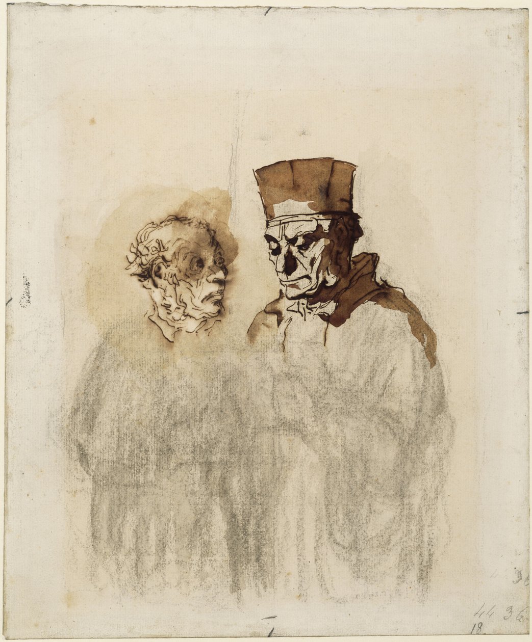 Advokát a jeho klient od Honoré Daumier