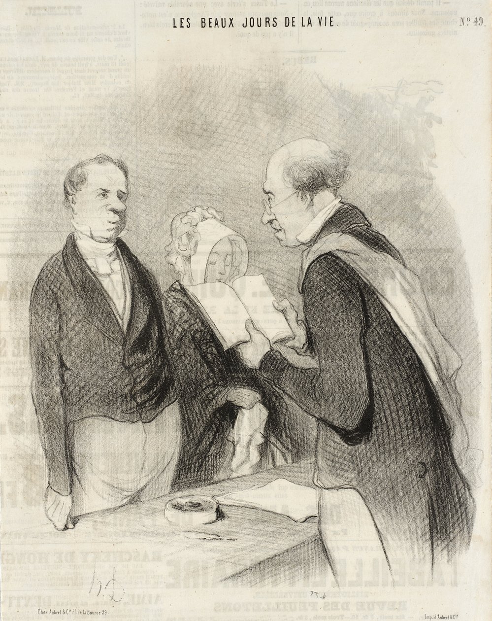 Před starostou od Honoré Daumier
