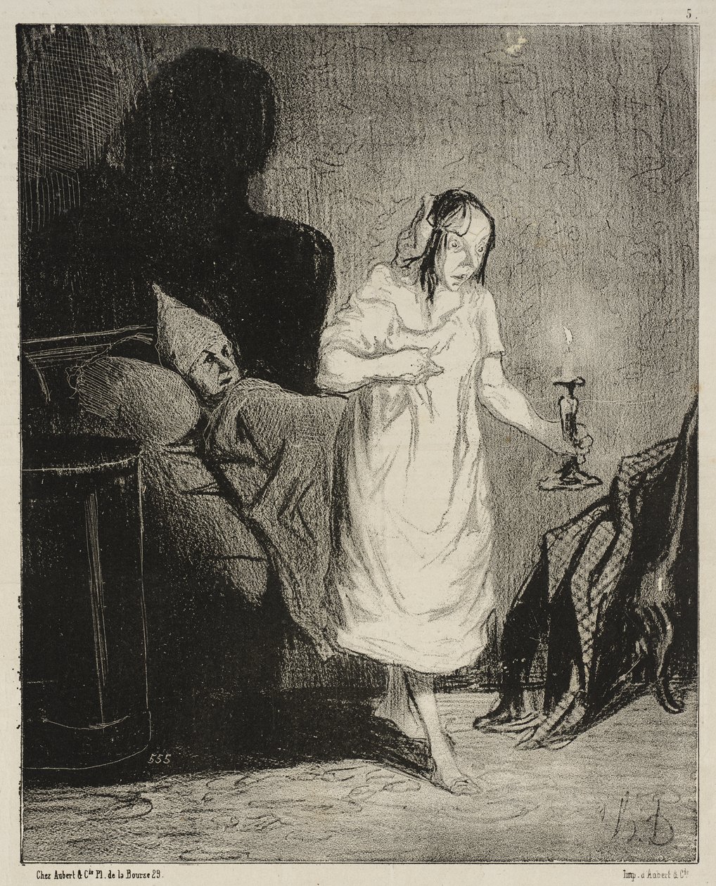 Poslyš, Bichette ... na co to myslíš ... od Honoré Daumier