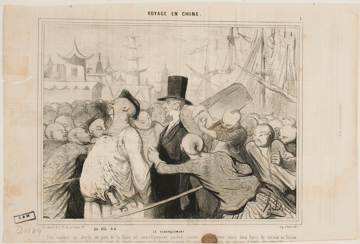 Vylodění od Honoré Daumier