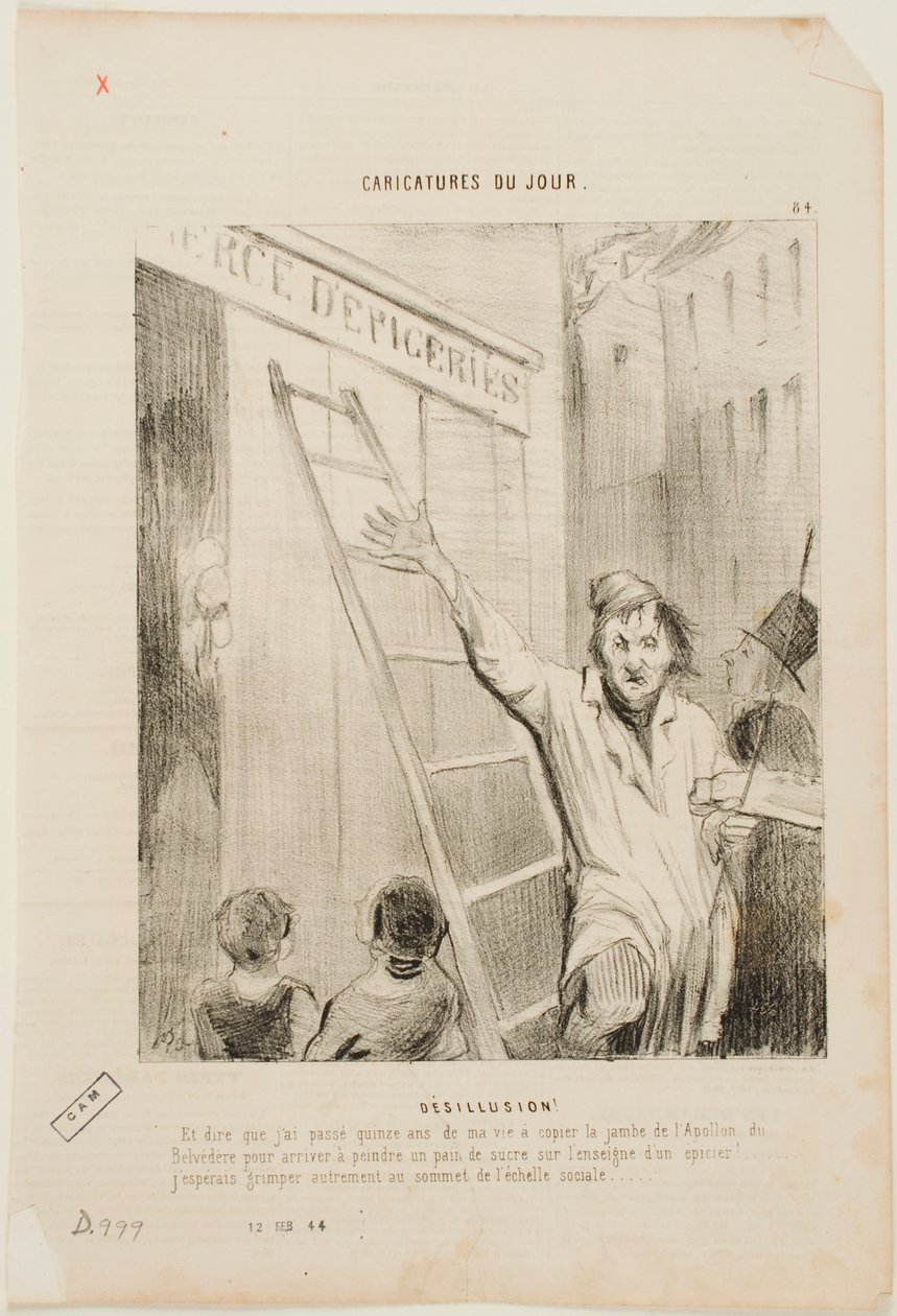 Zklamání! od Honoré Daumier