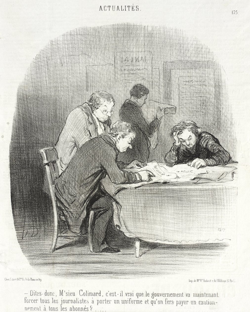 Poslyšte, pane Colimarde... od Honoré Daumier
