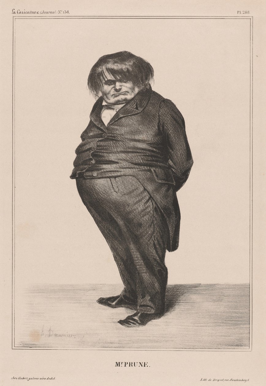 Doktor Prunelle od Honoré Daumier