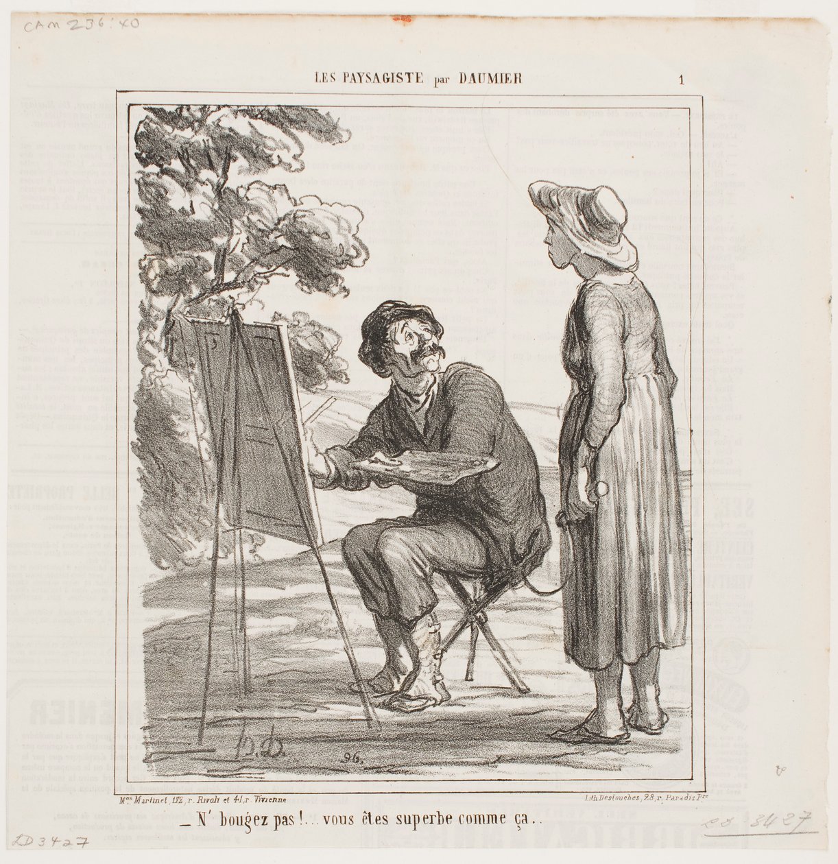 Nehýbejte se... jste takhle skvělá... od Honoré Daumier
