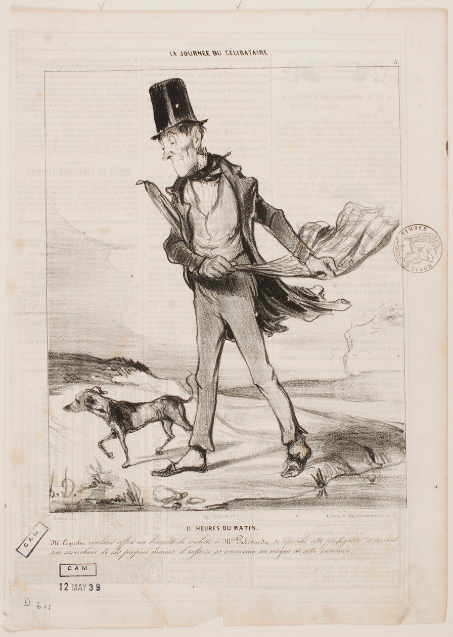 Jedenáct hodin dopoledne od Honoré Daumier