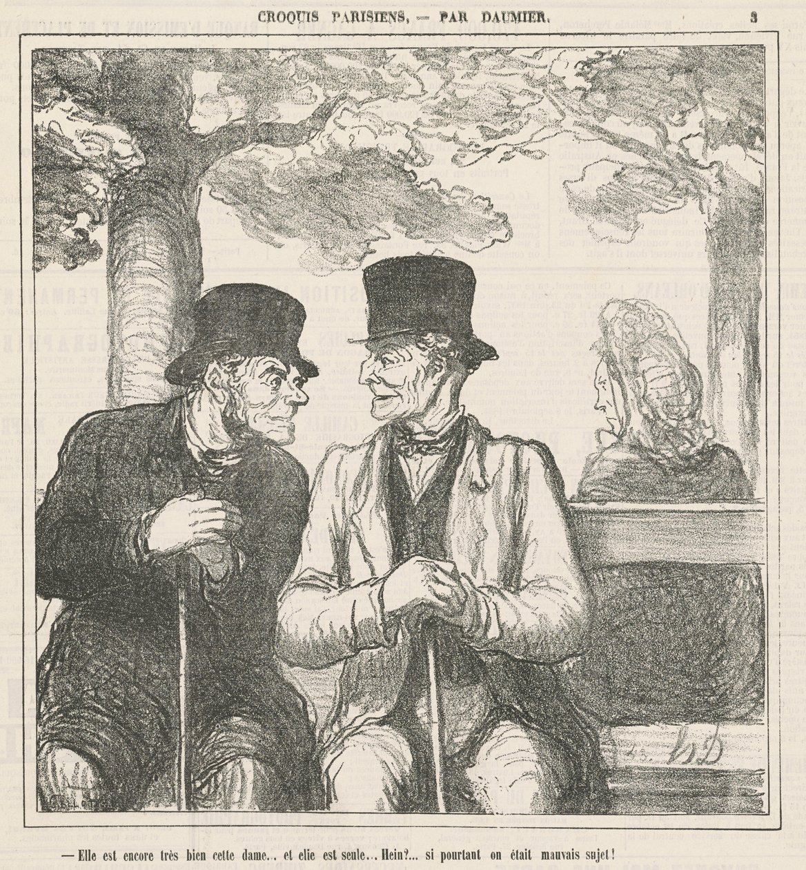 Je stále velmi dobrá, tato dáma... od Honoré Daumier