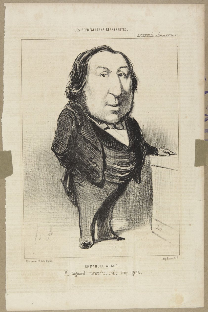 Emmanuel Arago od Honoré Daumier