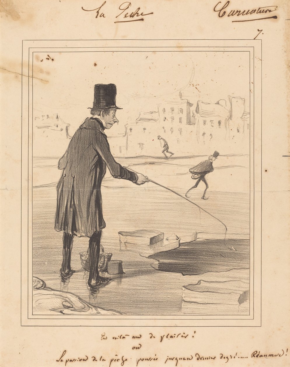 Tady je jeden, který se baví! od Honoré Daumier