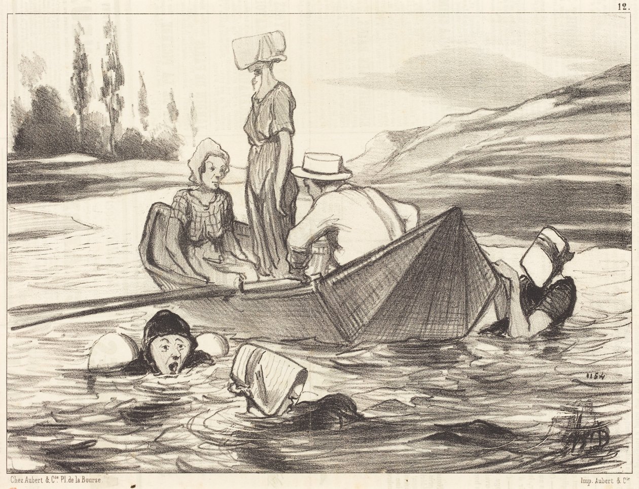 Na otevřeném moři od Honoré Daumier