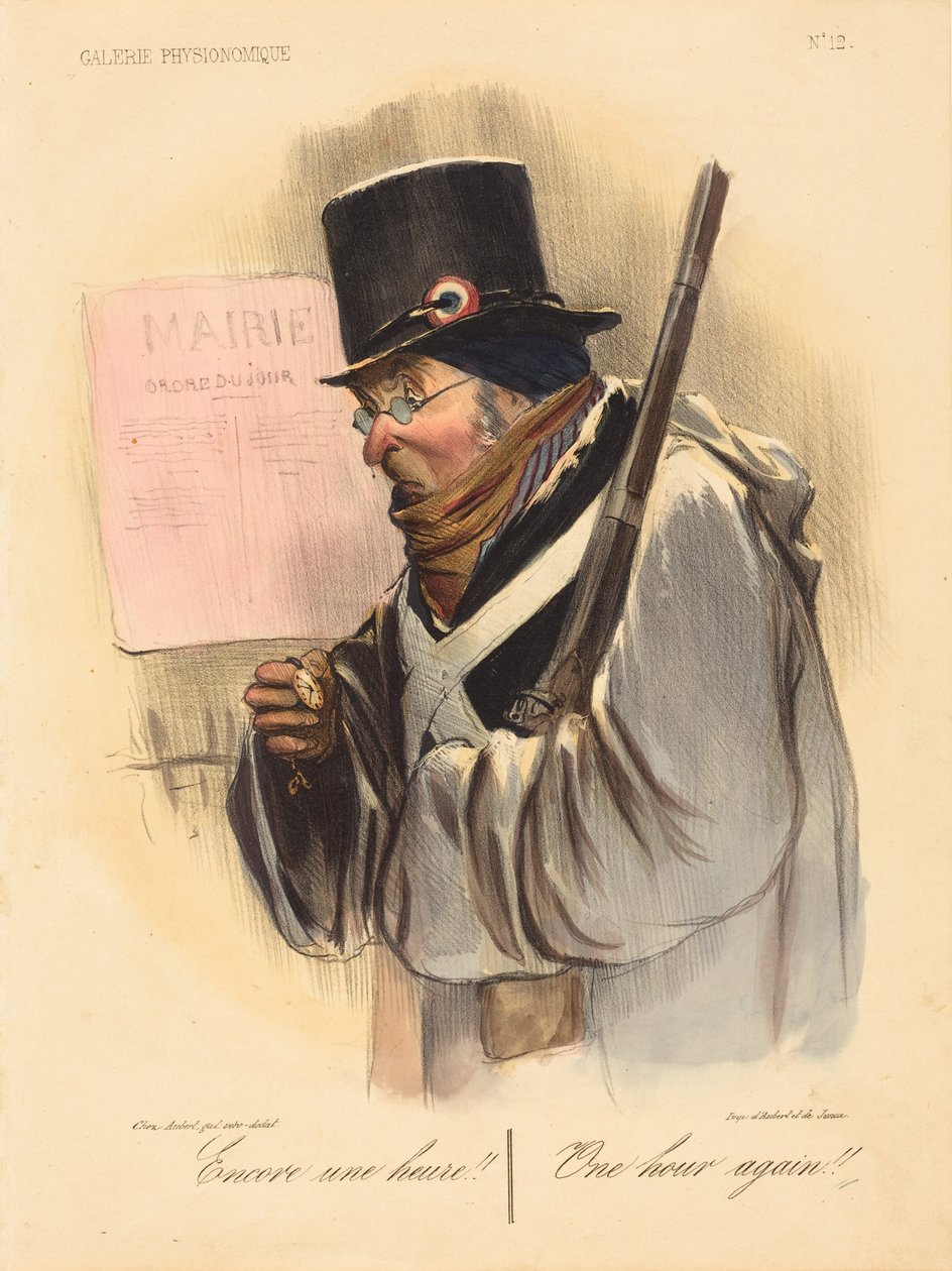 Ještě jedna hodina!! od Honoré Daumier