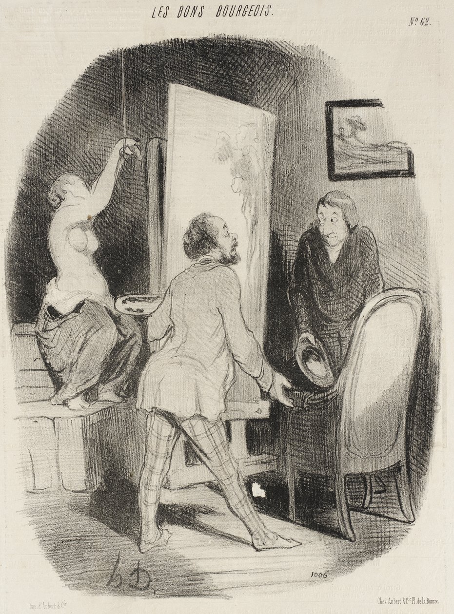 Jen pojďte dál, pane ... jen se nestyďte ... od Honoré Daumier
