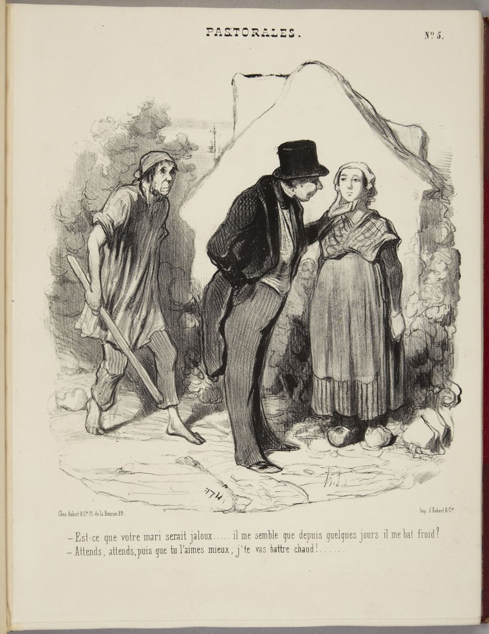 Žárlil by váš manžel...? od Honoré Daumier
