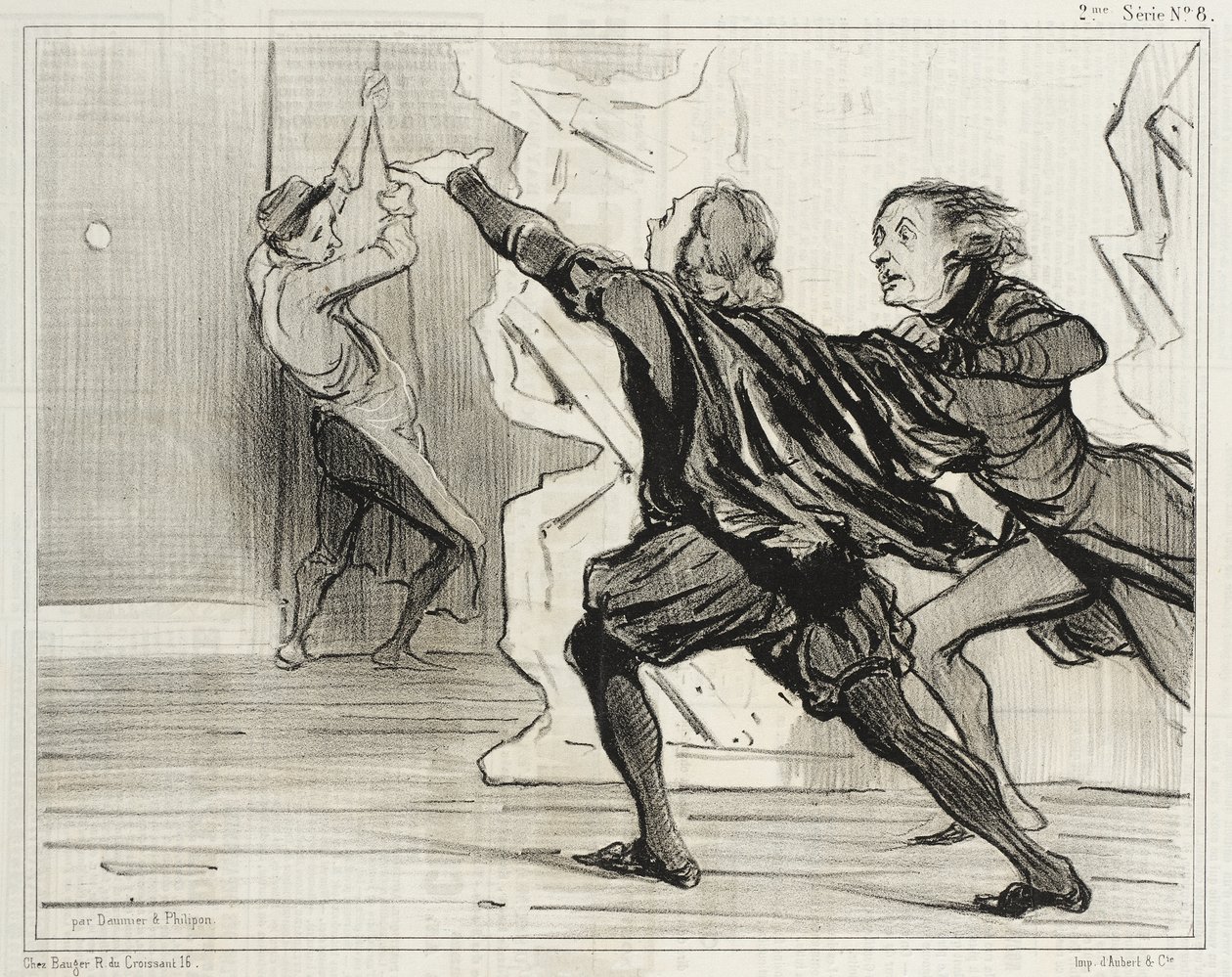 Dramatická fraška... od Honoré Daumier