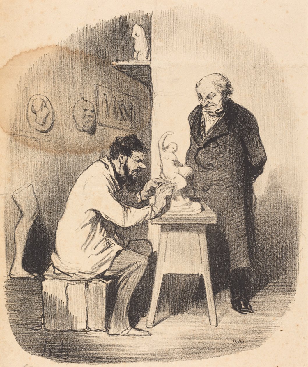 Jednou vás k tomu budu muset přimět... od Honoré Daumier