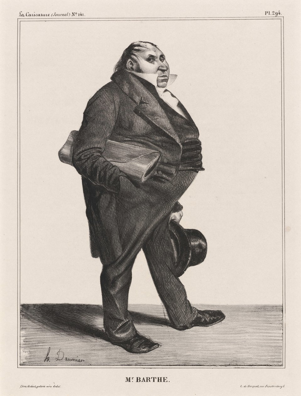 Félix Barthe od Honoré Daumier