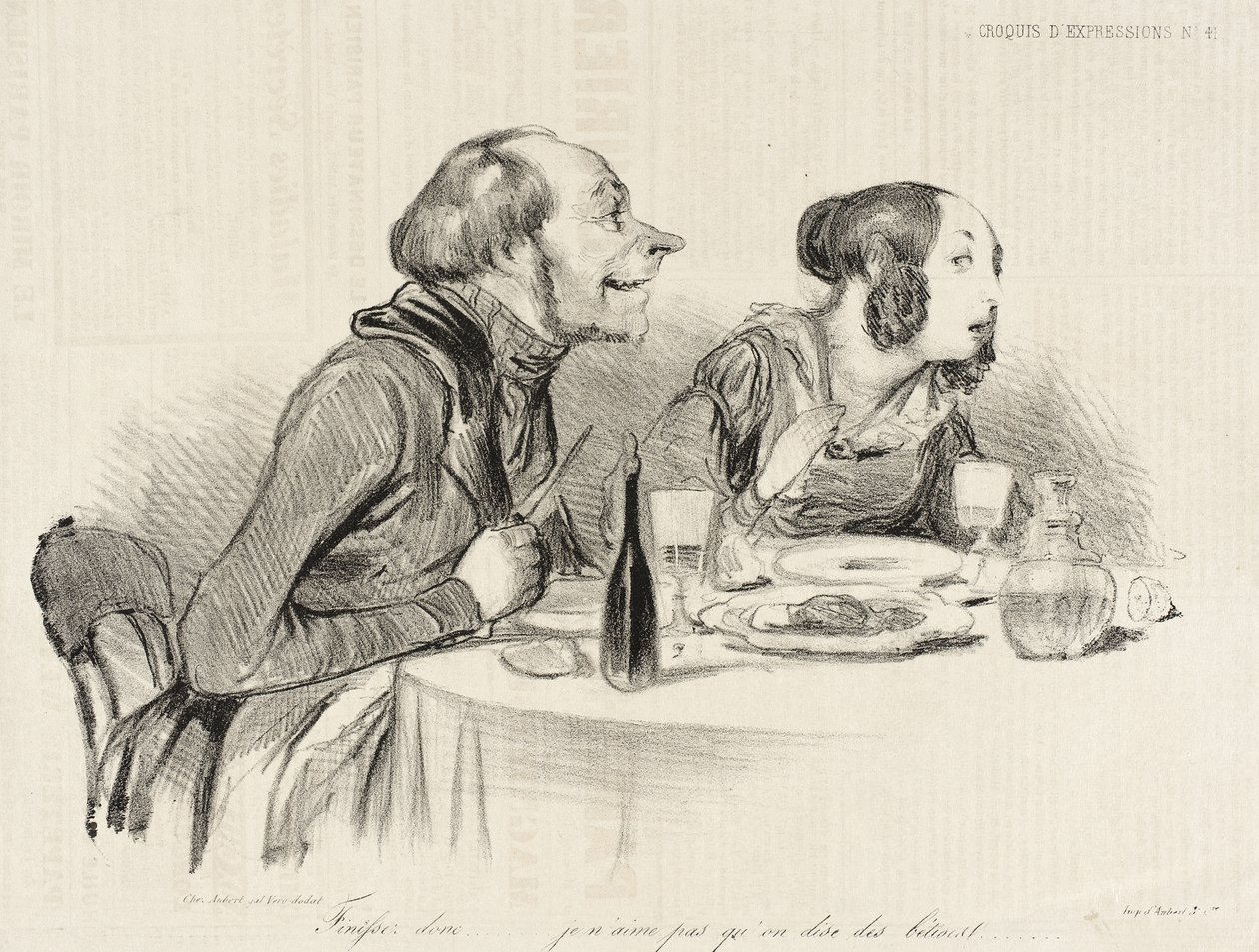 Tak už toho nechte... nemám rád, když se říkají hlouposti... od Honoré Daumier