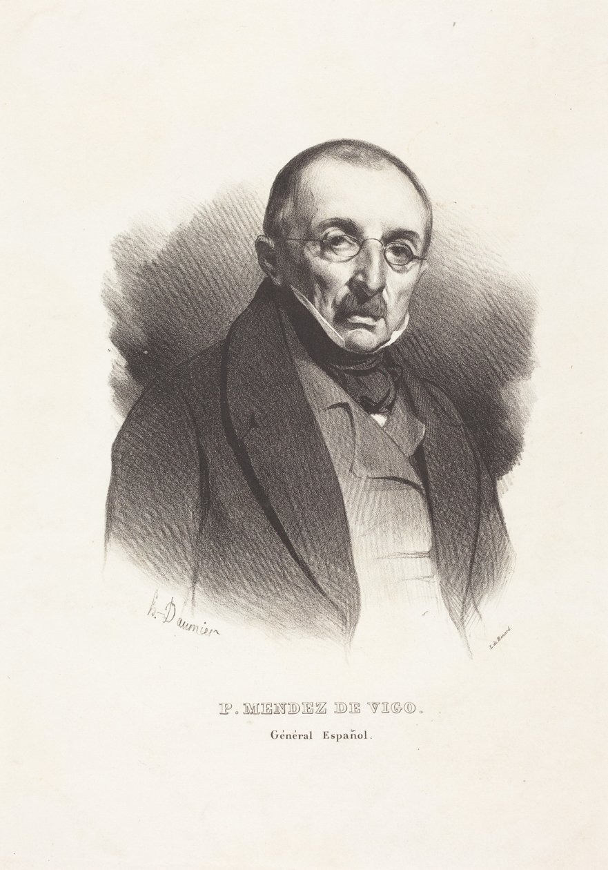 Generál P. Mendez Vigo od Honoré Daumier