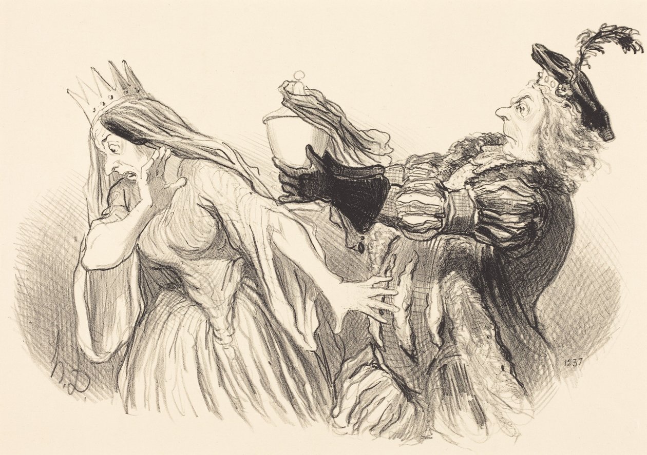 Hamlet od Honoré Daumier